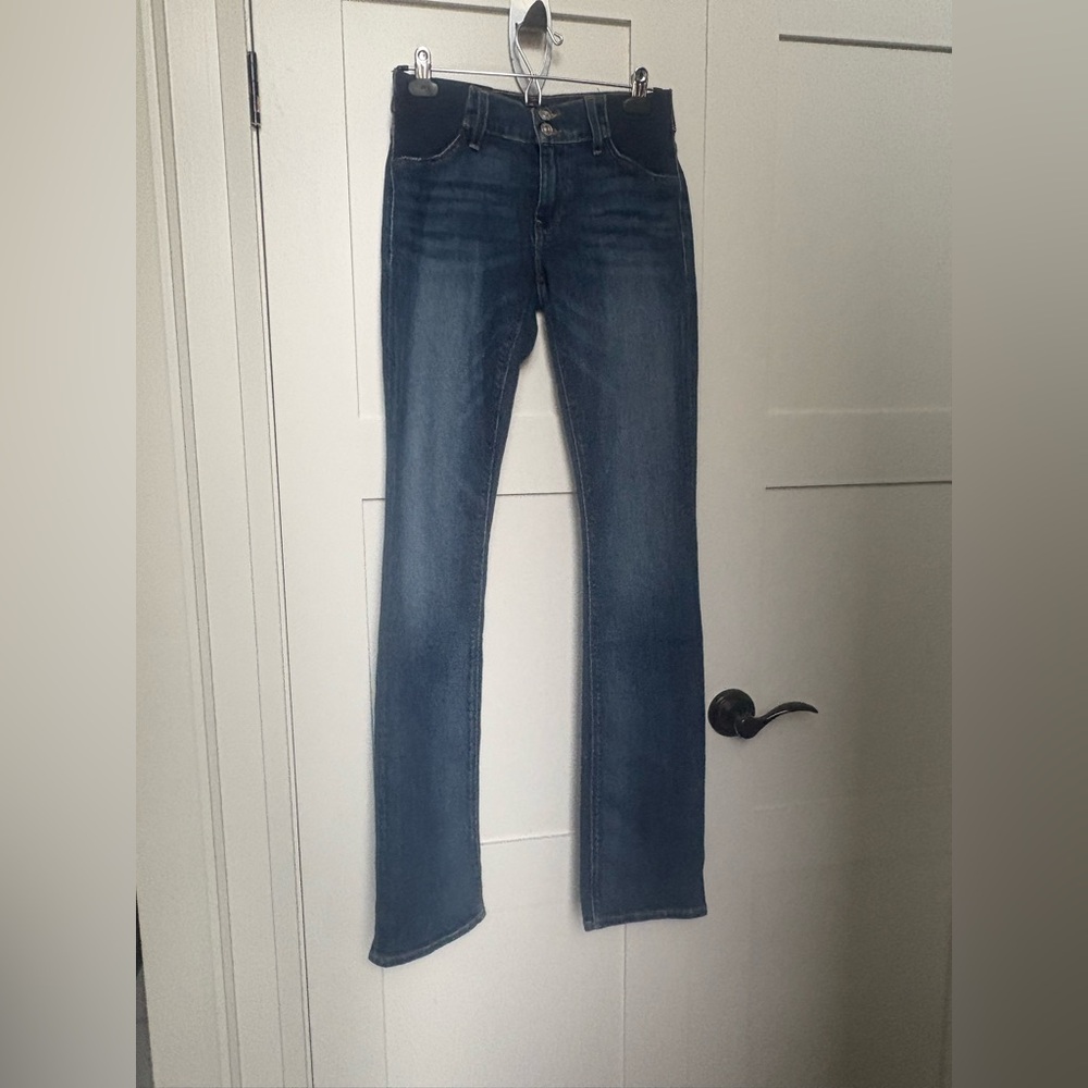 Hudson Maternity Jeans Women's Boot Cut in Deep Blue